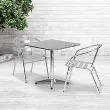 Load image into Gallery viewer, Flash Furniture Mellie Square Aluminum Indoor/Outdoor Table
