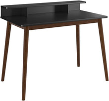 Load image into Gallery viewer, George Oliver 43” Modern Wooden Two-Tone Desk
