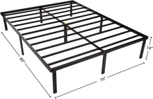 Load image into Gallery viewer, Amazon Basics King 14” Heavy Duty Bed Frame

