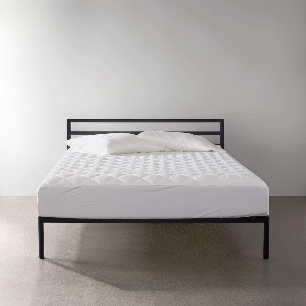 Amazon Basics King 14” Industrial Metal Bed Frame with Headboard (Warehouse Item)