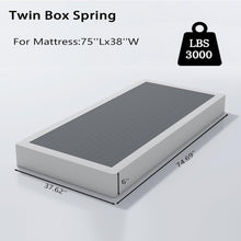 Load image into Gallery viewer, Vaciwe Twin 6” Smart Box Spring

