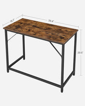 Load image into Gallery viewer, Scratch &amp; Dent | Vasagle by Songmics 39” Rustic Brown Desk
